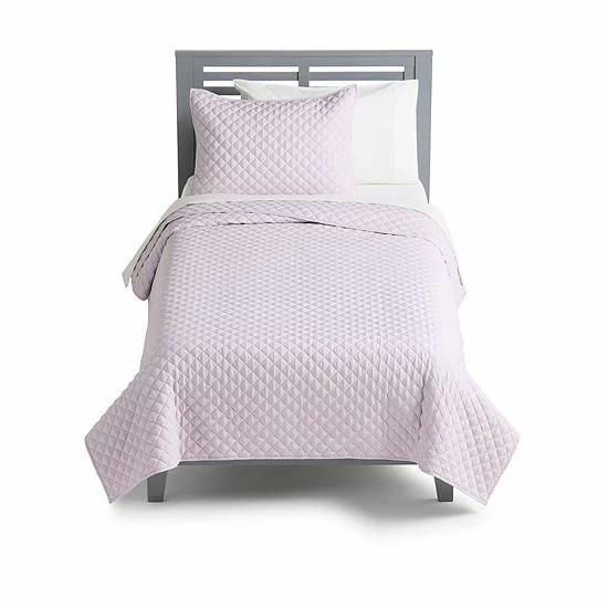 The Big One Kids™ Garment Washed Quilt Set With Shams Cameo Blue - Image 9