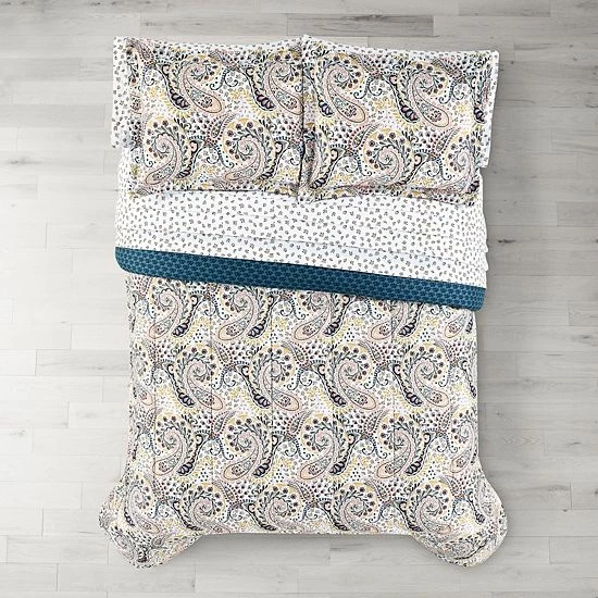 The Big One® Phoebe Paisley Reversible Comforter Set With Sheets - Image 2