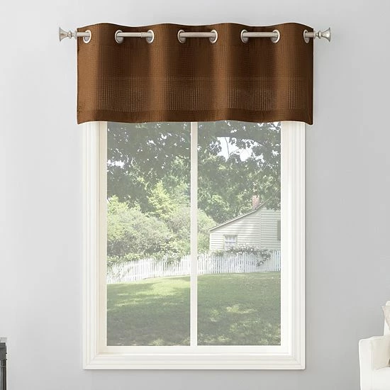 The Big One® Raiden Solid Grommet Curtain Valance Rust - Image 12