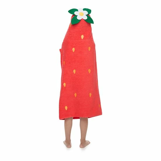 The Big One® Strawberry Hooded Bath Wrap - Image 2