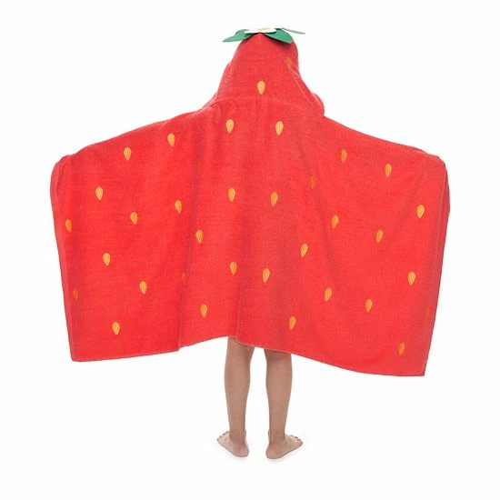 The Big One® Strawberry Hooded Bath Wrap - Image 3