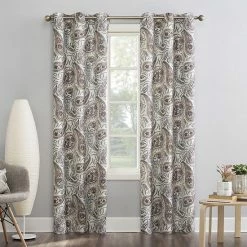 The Big One® 2-pack Emporia Paisley Grommet Decorative Window Curtain Set
